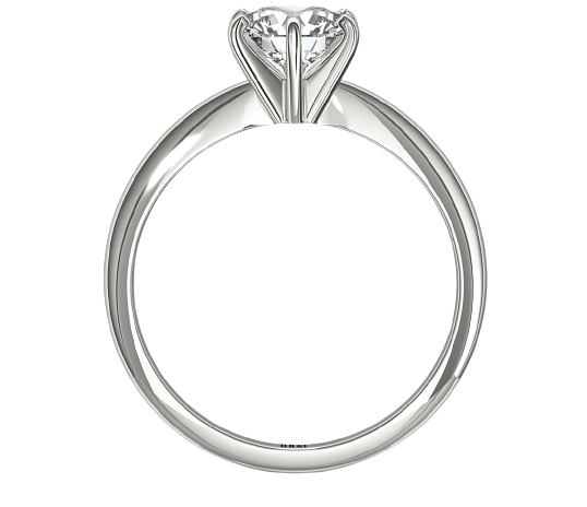 D-E VVS1 3.00 ct Round Diamond Engagement Ring with 2.00 Carat Moissanite 18k White Gold 